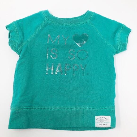 Carter's Baby Girl Short Sleeve Sweater 6M - Picture 1 of 5